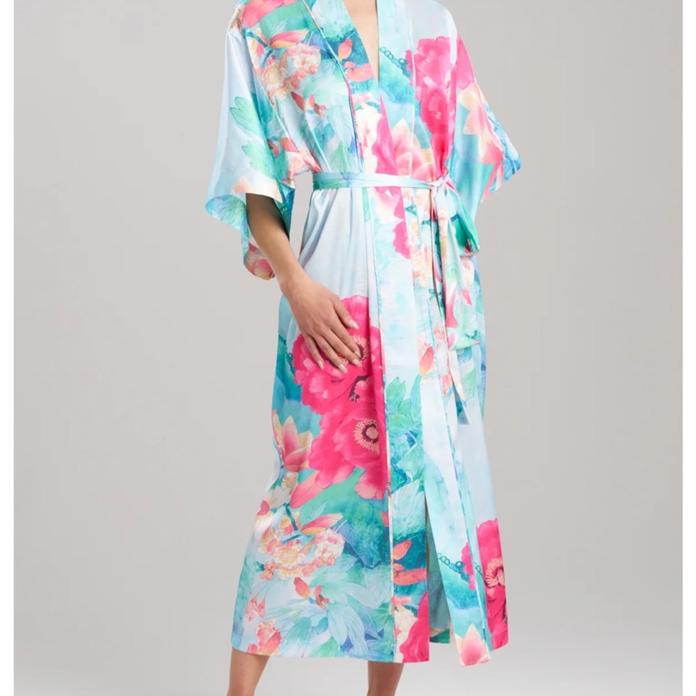 Natori Multicolor Floral garden  Robe
